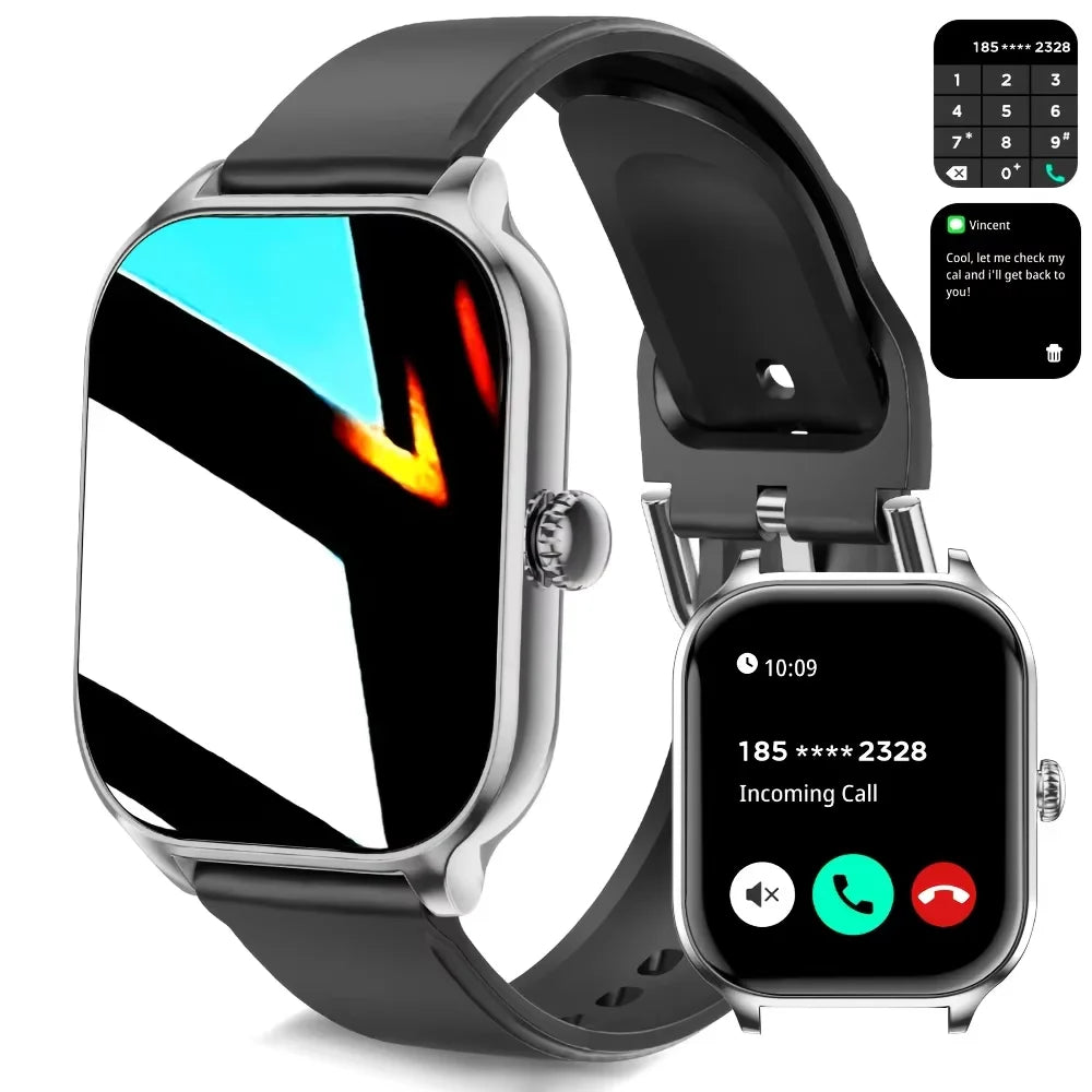 Smart Watch With Bluetooth Calling (HD Display & Fitness Tracker)