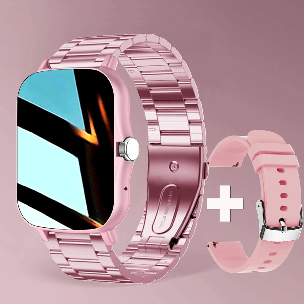 Fashion Smart Watch Plus 1.55 HD For Men And Women App Control BT Call Health Tracker Custom Photo Surprise Gift Business Watchs
