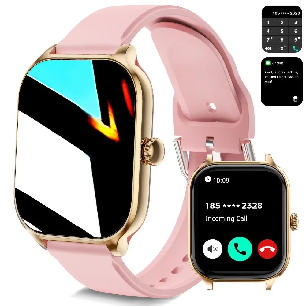 Smart Watch With Bluetooth Calling (HD Display & Fitness Tracker)