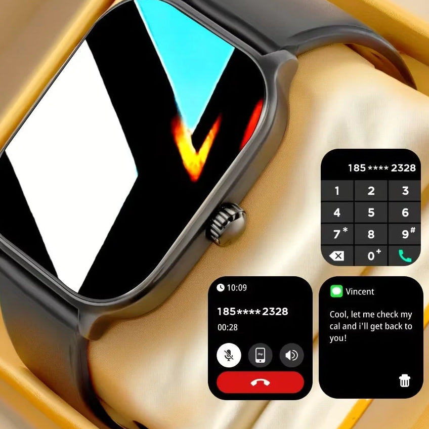 Smart Watch With Bluetooth Calling (HD Display & Fitness Tracker)