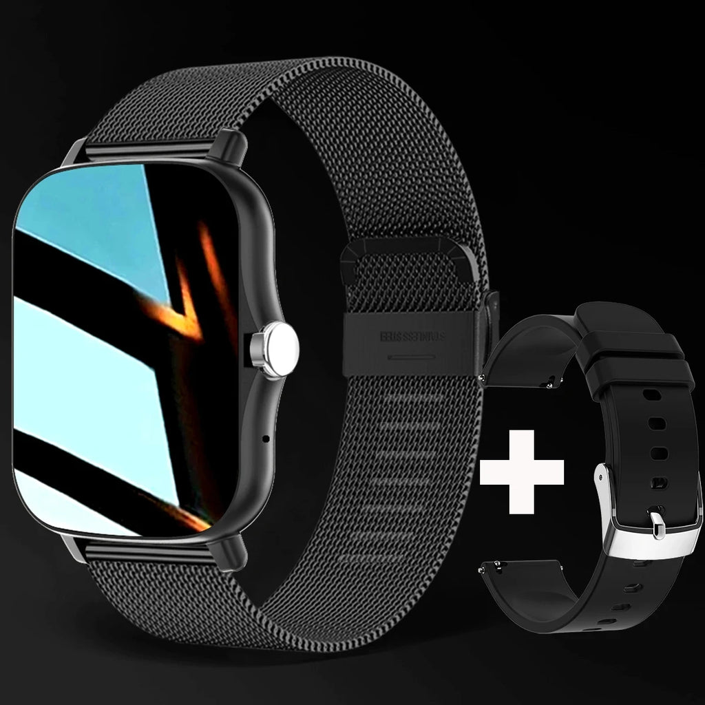 Fashion Smart Watch Plus 1.55 HD For Men And Women App Control BT Call Health Tracker Custom Photo Surprise Gift Business Watchs