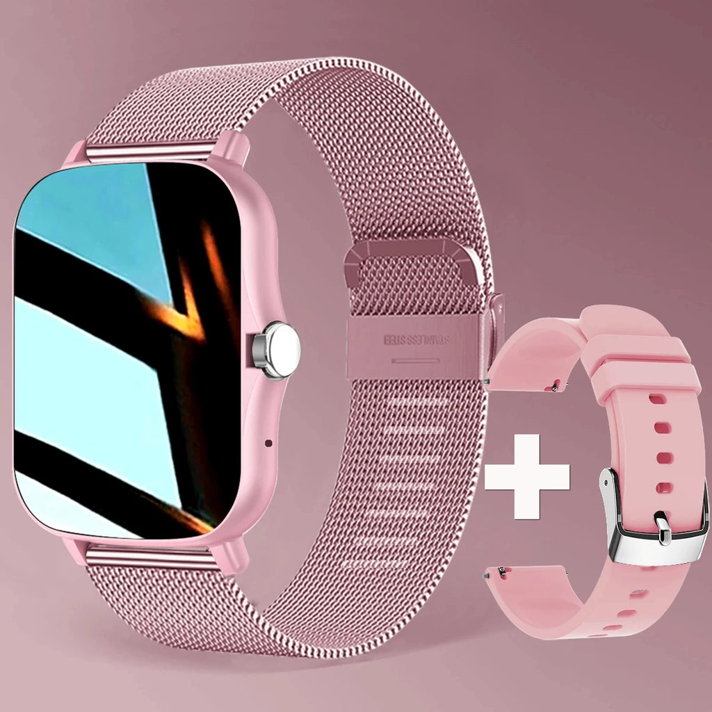 Fashion Smart Watch Plus 1.55 HD For Men And Women App Control BT Call Health Tracker Custom Photo Surprise Gift Business Watchs