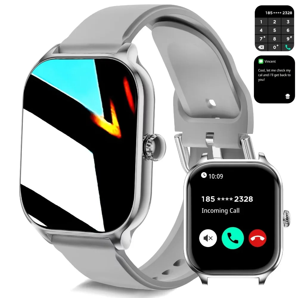 Smart Watch With Bluetooth Calling (HD Display & Fitness Tracker)