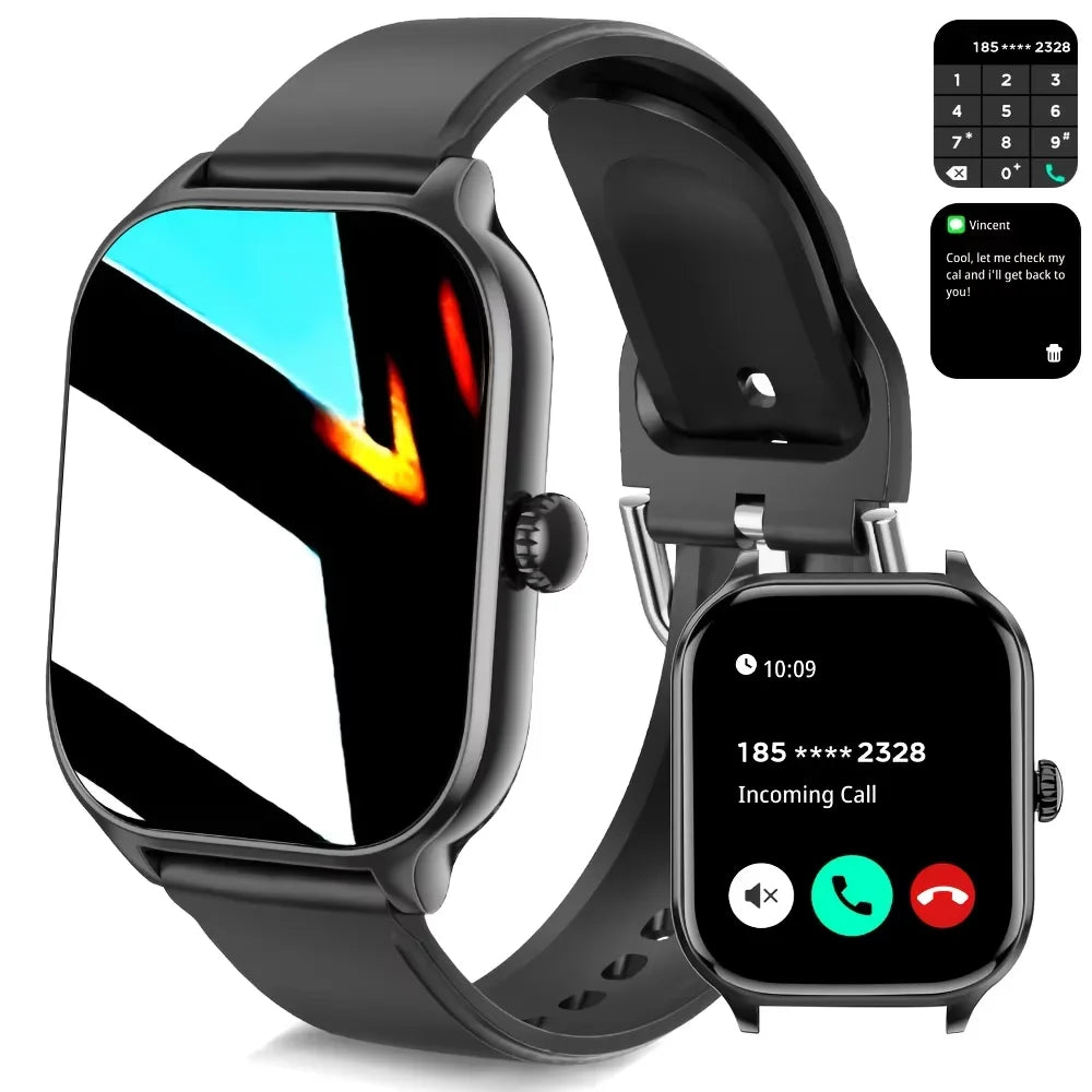 Smart Watch With Bluetooth Calling (HD Display & Fitness Tracker)