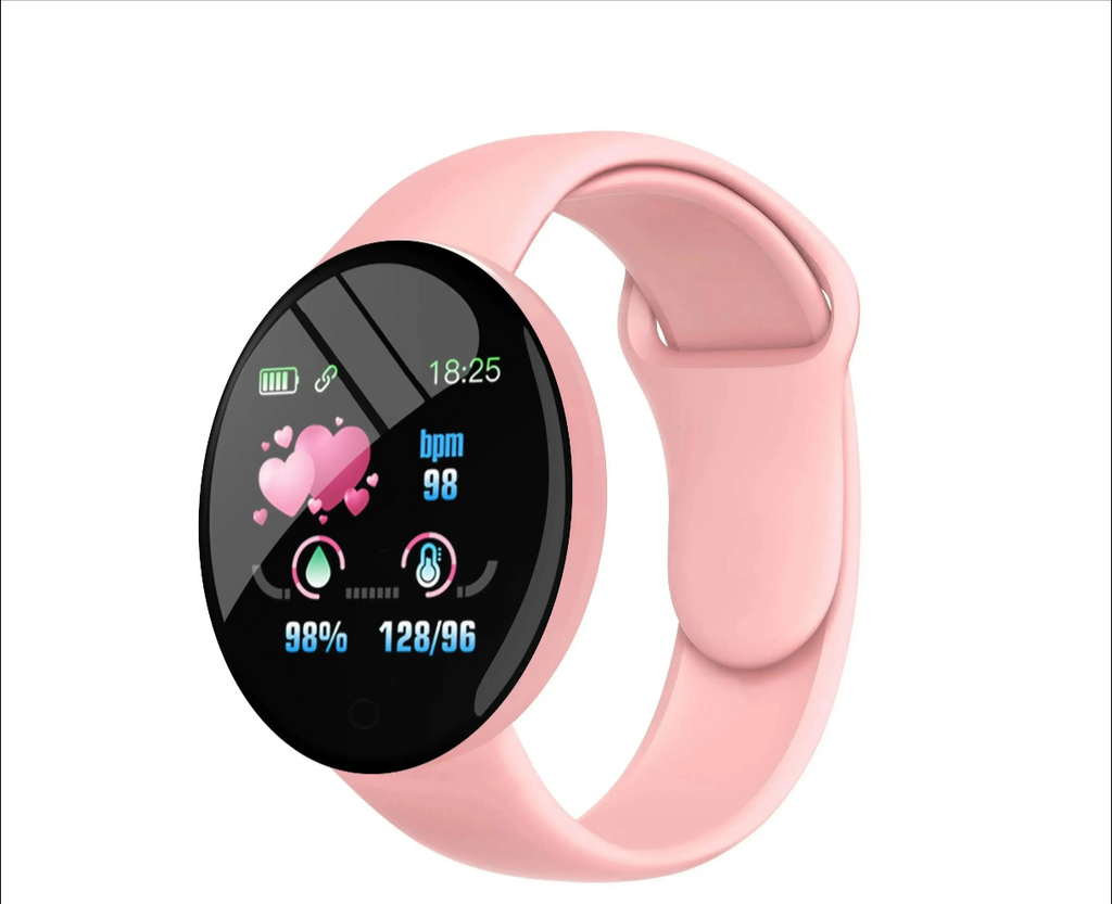 Round Digital Smart Sport Watch for Men and Women, LED, Electronic, Bluetooth, Wrist Watch for Kids, Hours, Dropshipping