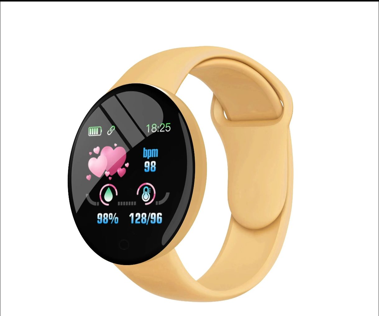 Round Digital Smart Sport Watch for Men and Women, LED, Electronic, Bluetooth, Wrist Watch for Kids, Hours, Dropshipping
