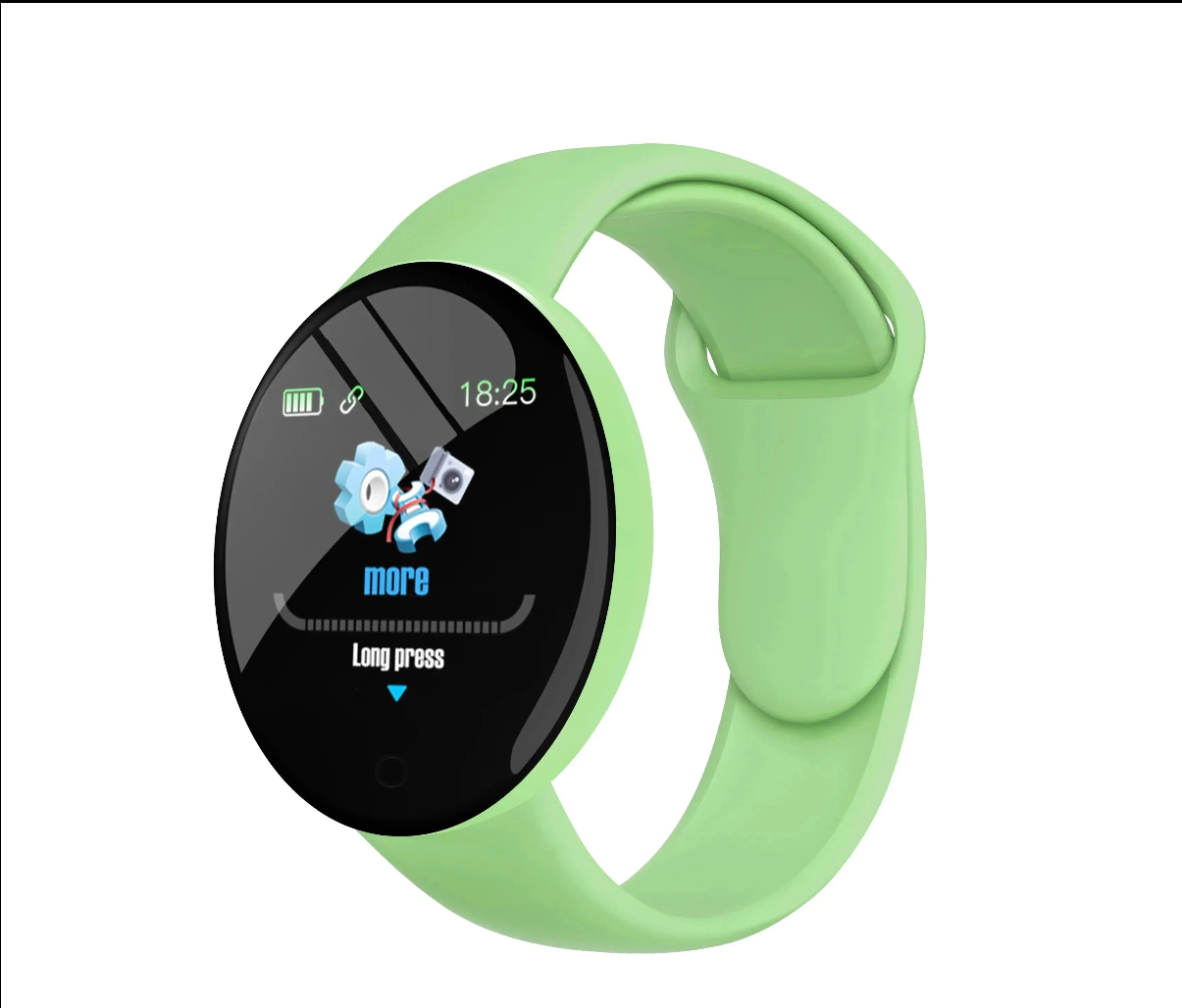 Round Digital Smart Sport Watch for Men and Women, LED, Electronic, Bluetooth, Wrist Watch for Kids, Hours, Dropshipping